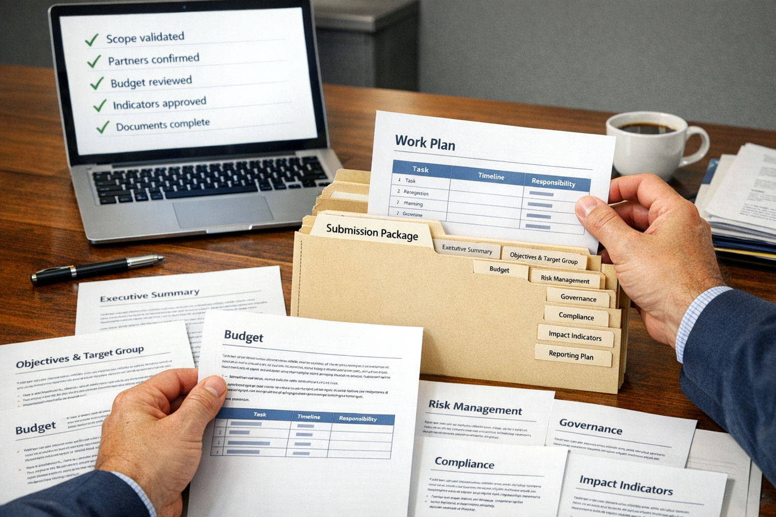 Dossier pr&ecirc;t &agrave; soumission